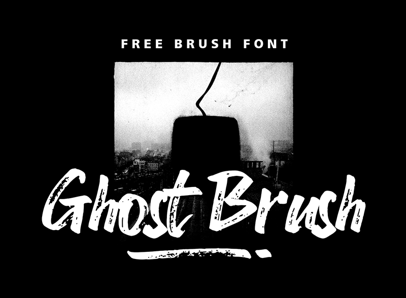 Ghost Brush font